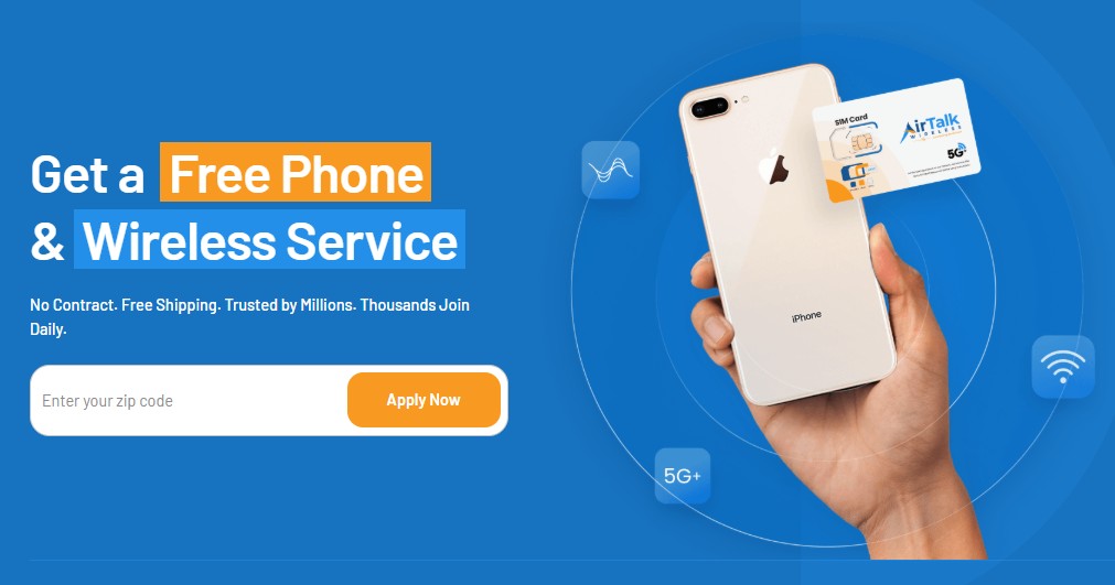 free 5g government phones samsung airtalk wireless