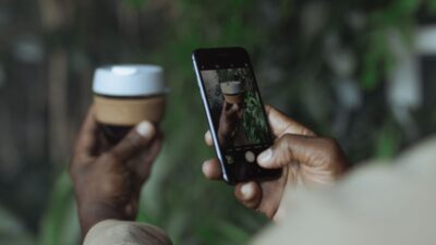 how to set timer on iphone camera