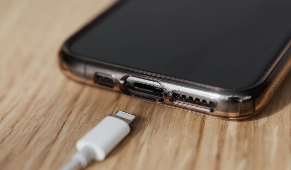how to get water out of charging port