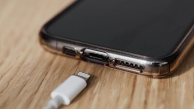 how to get water out of charging port